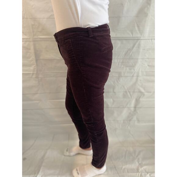 Kut from the Kloth Trouser / Pants Plumb Purple Velvet Women’s Size 6 32W x 31L# - Picture 2 of 9